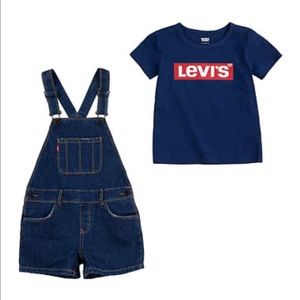 Girl Levi’s short overall